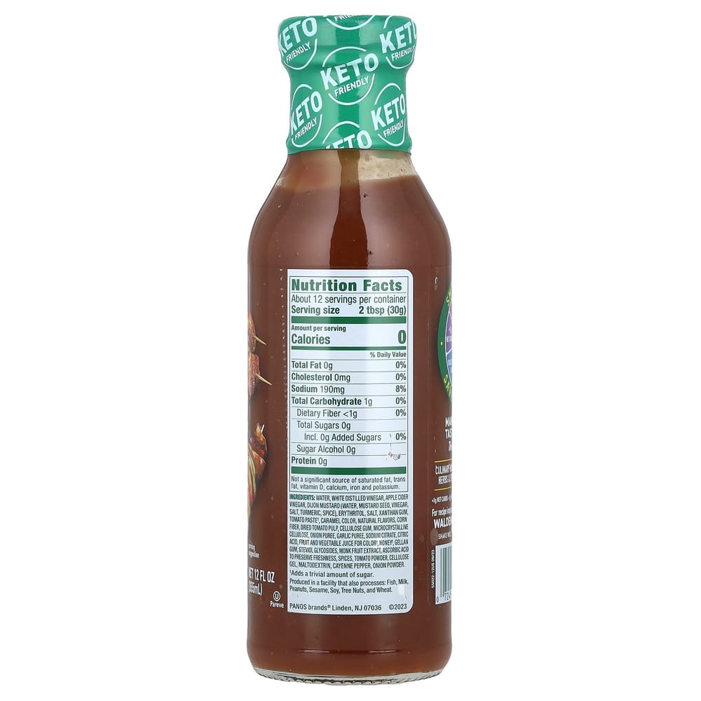 Walden Farms Honig-BBQ-Sauce, 12 fl oz (340g)