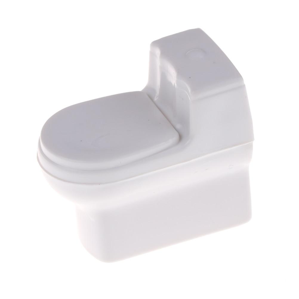 

Dollhouse Miniature Bathroom Toilet Model DIY Sand Table Landscape Scene Toys