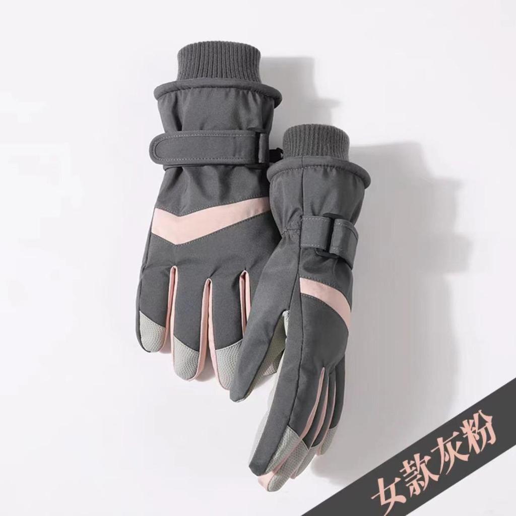 Unisex Ski Gloves: Warm, Waterproof, Fleece-Lined for Outdoor Snow Play, Cold Protection, Travel, Japanese Style, Cycling.