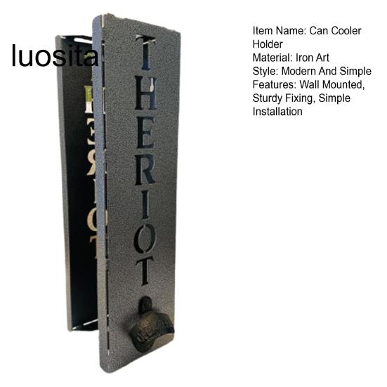 Can Cooler Holder, Space-Saving Wall Mounted, Sturdy Fixing, Simple Installation, Convenient Beverage Cooler Holder