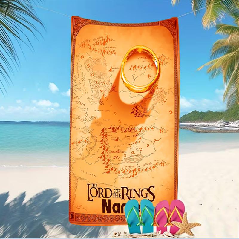 Customizable Personalized Beach Towels The Fellowship of the Ring Themed designs.Suitable for the Beach, Yoga, Sports;ideal As Beach Accessories