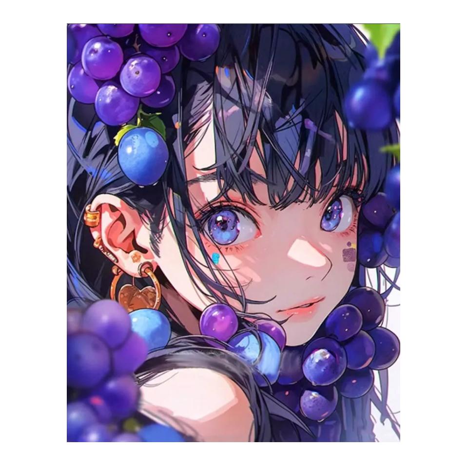 DIY Diamond Art Painting Collection 2024 Japanese Cartoon Anime Girl Embroidery Cross Stitch 5D Diamond Mosaic Home Decoration