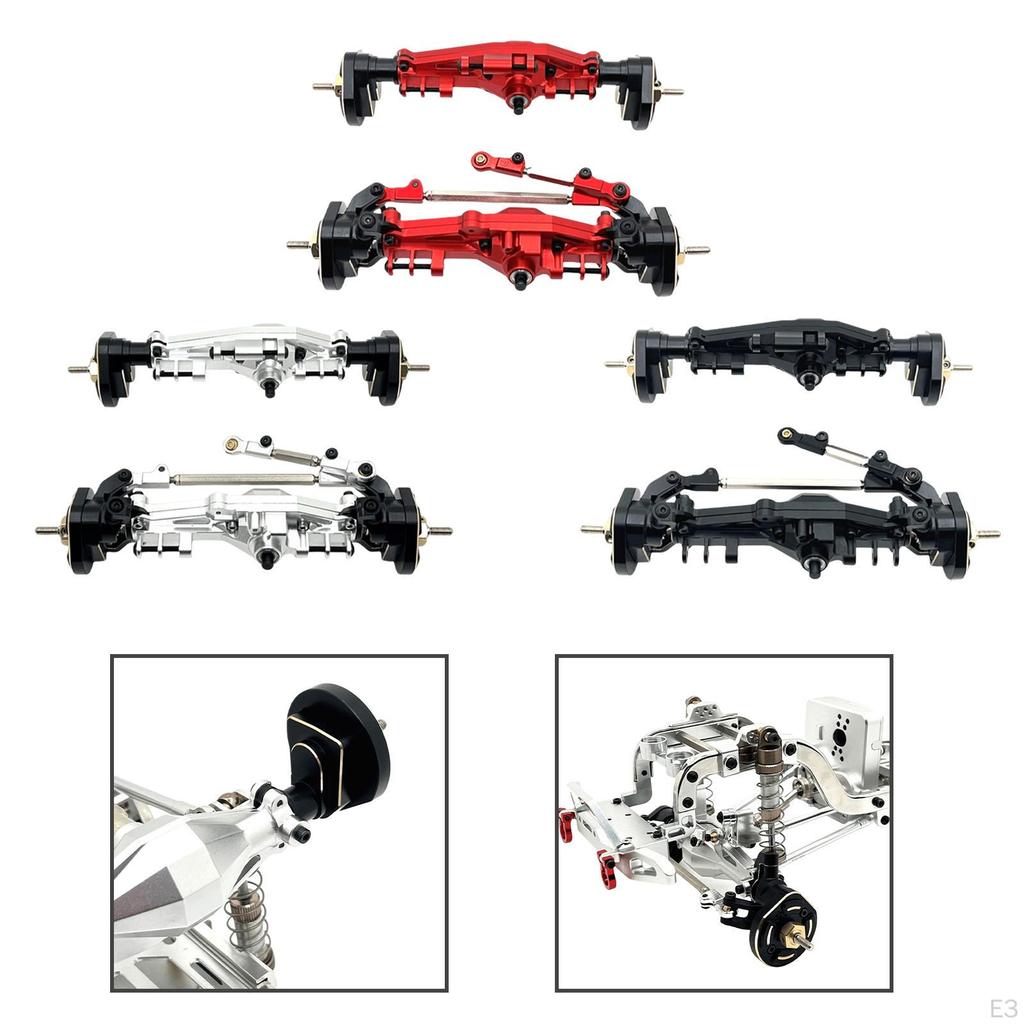Front And Rear Axle Assembly, Reinforced RC Car Axle, Remote Control Spare Part, Replacement for