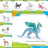 Fantasy Animal Pvc Figure Pegasus Unicorn Dragon Toy For Childrens Educational Gift