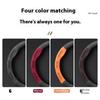 For Mitsubishi Outlander Pajero Asx Colt Lancer EX Evolution X L200 Triton RALLIART Car Suede Carbon Fiber Steering Wheel Cover PO2
