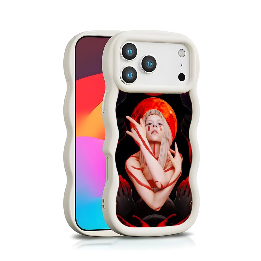 Aurora Aksnes Wavy Edge TPU Handyhülle für iPhone 17 16 15 14 13 12 11 Air Pro Max Plus Bunte Hülle