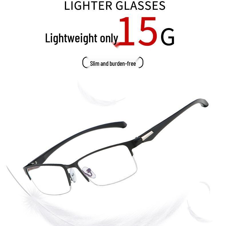 

Новые мужские полуободковые фотохромные бизнес-очки для чтения - Модный стиль онлайн-знаменитости +150