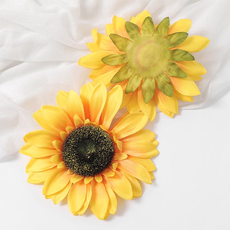 5/10Pcs Sunflower Artificial Flowers Heads Silk Fake Flowers for Home Decor Wedding Decoration Party DIY Wreath Gift Accessories