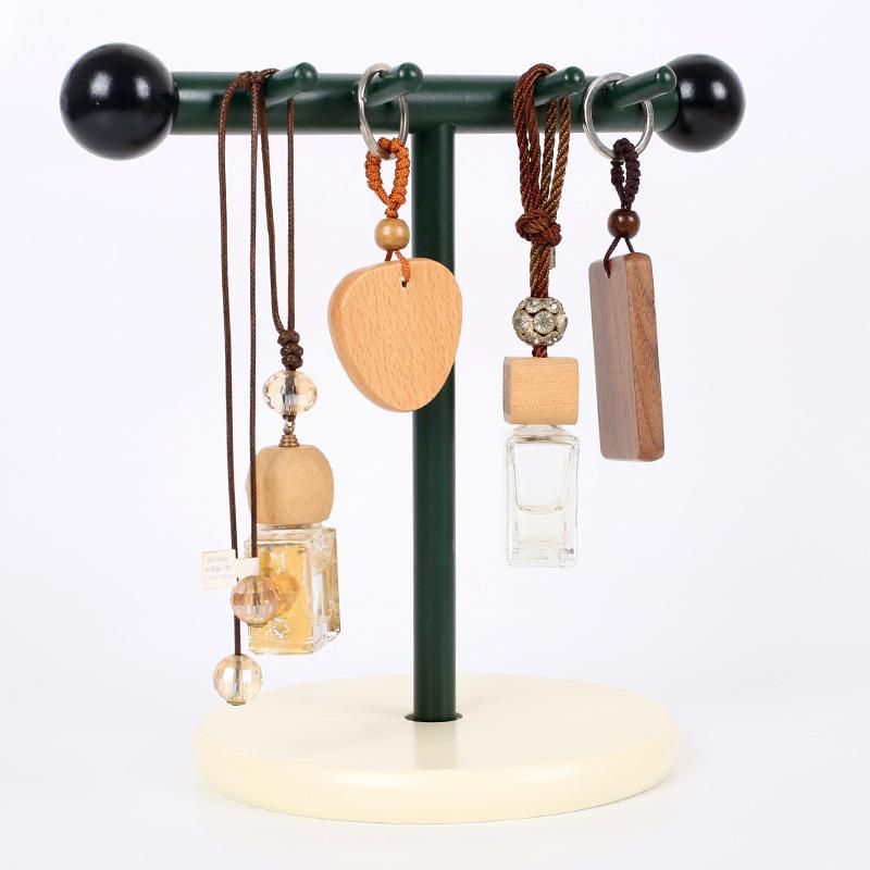 Solid Wood Jewelry and Key Holder Tray for Desktop Cosmetics and Sundries