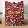 1pc Personalized Name Chicago Bulls Blanket, Gift, for Men and Women, Soft Blanket, Good for Sofa Bed Couch Travel, Lightweight Flannel Blanket