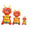 Kawaii Cartoon Dragon Plush Doll Toy Year of 2024 Mascot Doll Ornament Soft Stuffed Animal Pillow Chinese Zodiac Dragon Doll Kids New Year Gift