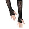 Stylish Spiderweb Gloves Elastic Polyester Blend Cosplay Costume Accessories for Festive Gatherings Or Casual Adventures