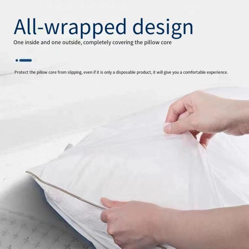 Einweg 20 stücke Kissenbezug Haushalt Reisen Hotel Weiß Komfortable Atmungsaktive Bettwäsche Tragbare Einfache Kissen Abdeckung Täglichen