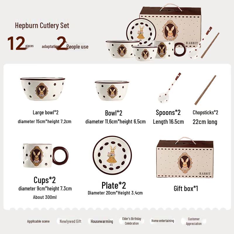 PAKCHOICE Elegant Ceramic Dinnerware Gift Set