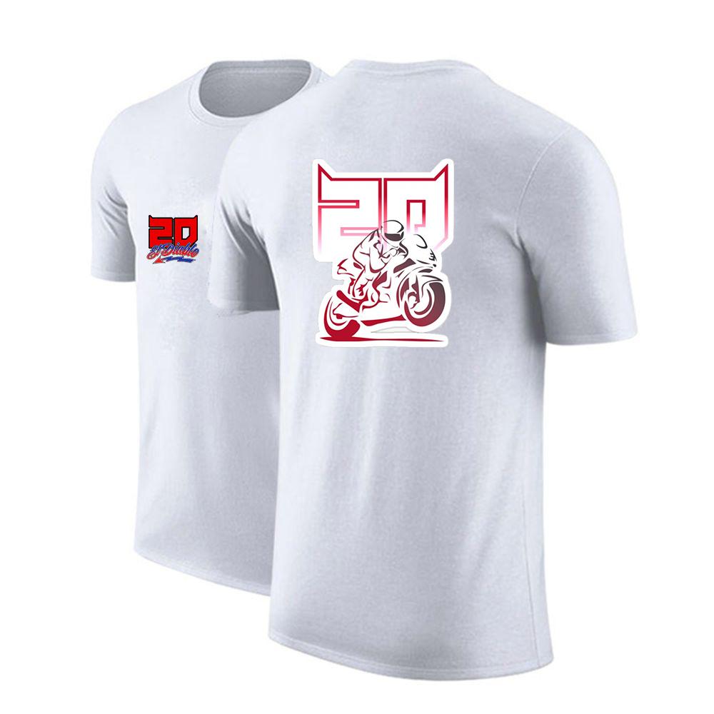 2026 Fabio Quartararo Motorradfahrer Druck Sommer Unisex Neu Regulär Kurzärmlig Premium Pendler Baumwolle T-Shirt