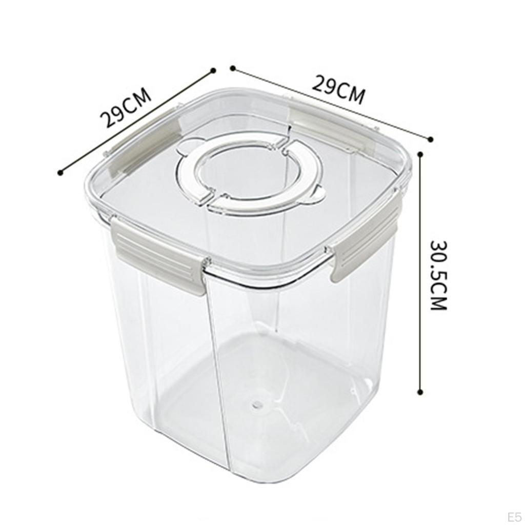 Trockenfutterbehälter Luftdichter Behälter Behälter mit dem Becher Große Kapazität Reis für Schrank Küche