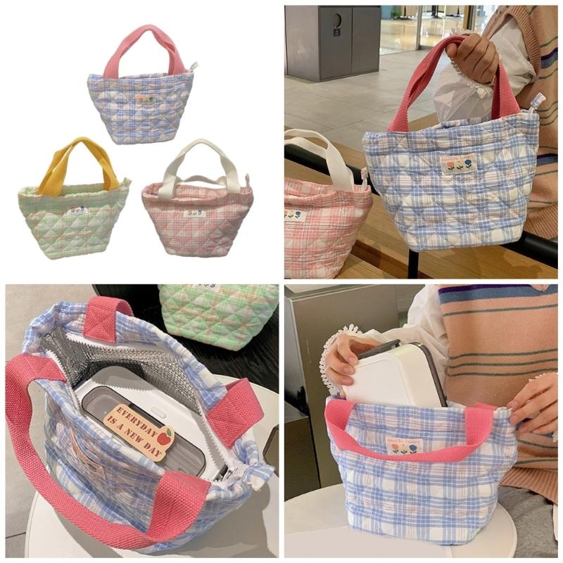 Hot Cold Freezer Bag Food Container Leakproof Handbag Splashproof Lunch Box for Travel Hiking Camping