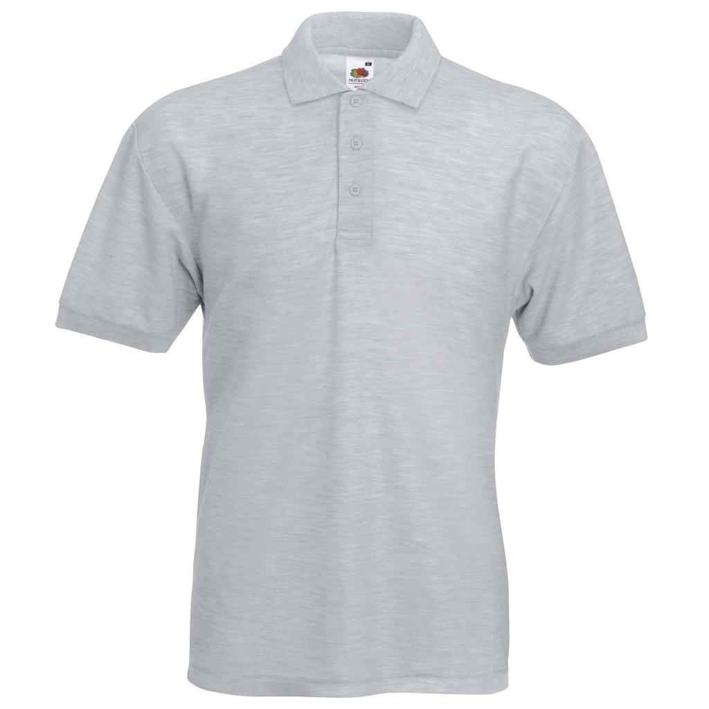 FRUIT OF THE LOOM Mens 65/35 Pique Short Sleeve Polo Shirt