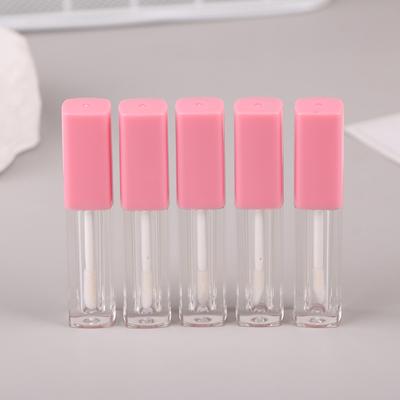 5Pcs 1.5/3Ml Mini Plastic Empty Clear Lip Gloss Tube Balm Makeup Bottle Container Cosmetic Container
