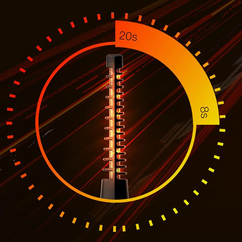 

NY-E901 2-Gear Temperature Electric Heated Eyelash Curler Long Lasting Eyelash Curling Makeup Tool Type A