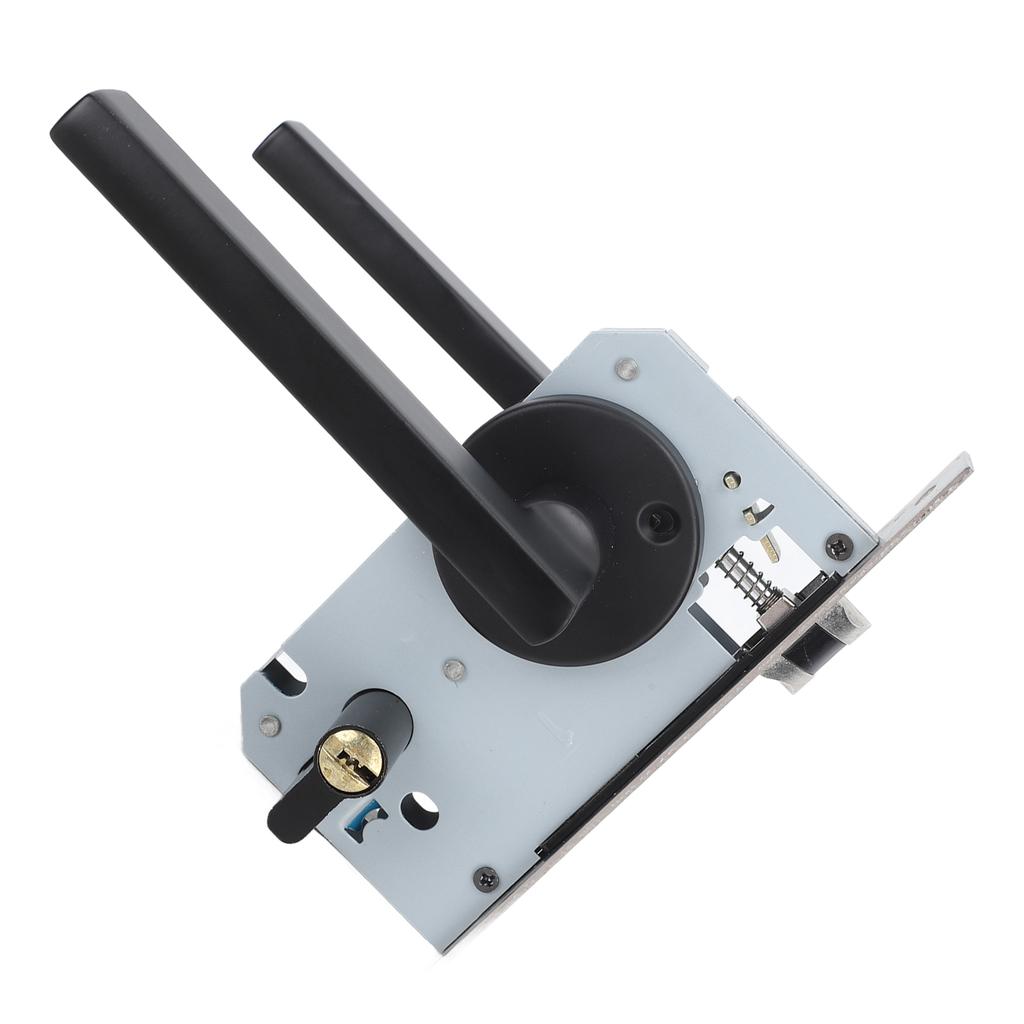 Haustürgriffschloss Aluminium Schwarz Antioxidation Beschichtung Stoßfestigkeit Türhebel für Schlafzimmer