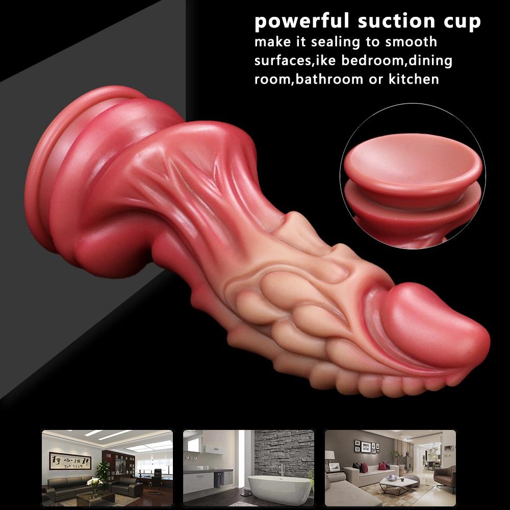 Soft Monster Dragon Dildo Strong Sucker Penis Large Butt Plug Prostate Massager Animal Dildos Big Sex Toys For Women Anal Toys