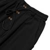Men's Linen Drawstring Trousers  Beach Casual Sports Straight Leg Trousers