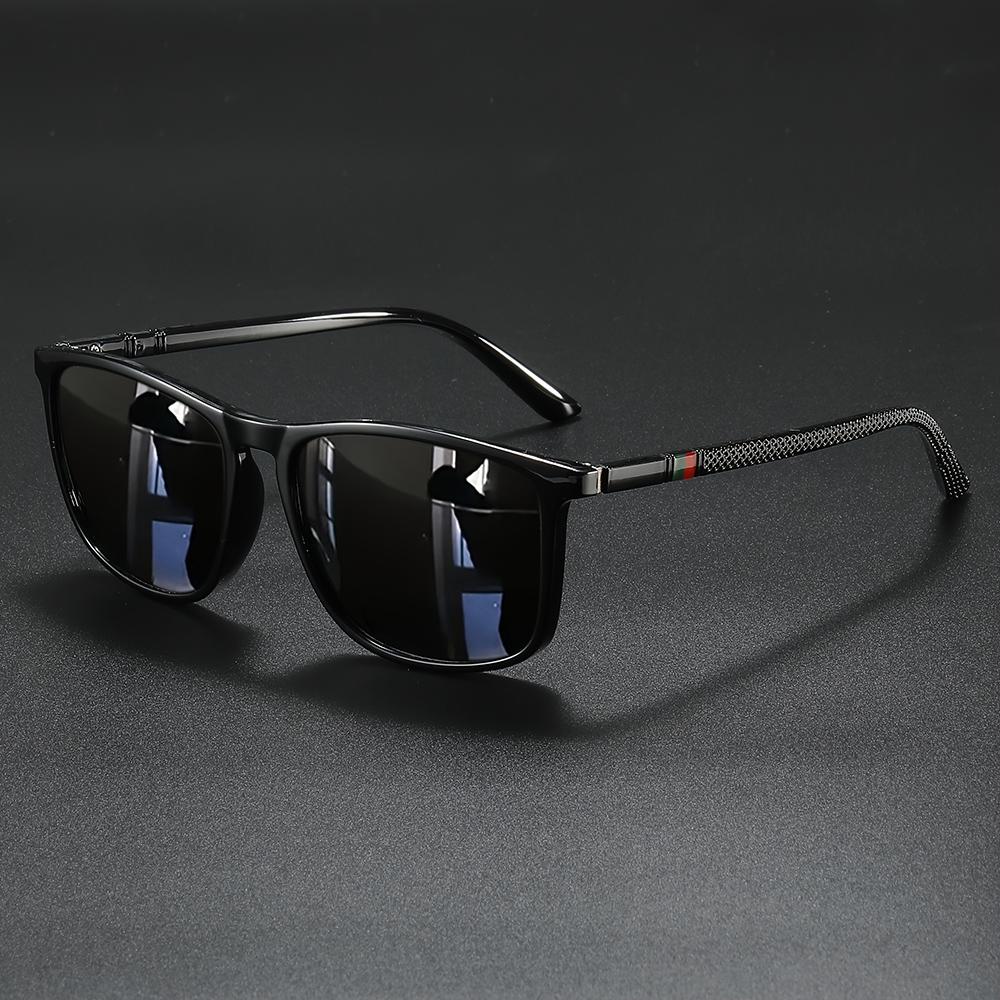 2pcs Luxury Square Vintage Polarized Cycling Sunglasses UV400 Men Women Fashion Eyewear Travel Driving Fishing Sun Glasses