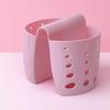 Double Silicone Sponge Holder Sink Rack Storage Organizer Kitchen Sink Saddle Style Soap Dispenser Kitchen Tools Home Organizer 2