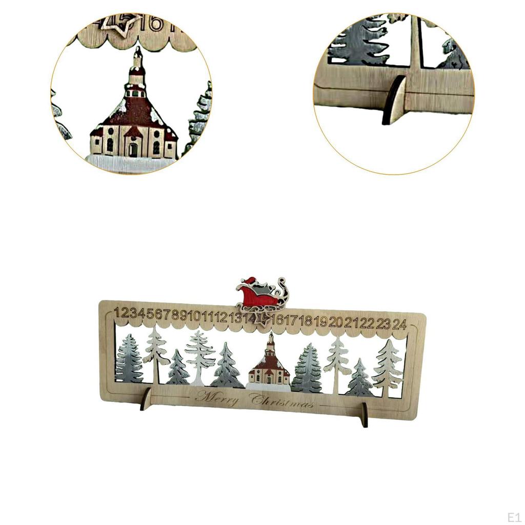 Christmas Advent Calendar Decoration Home Decor Gift Art Craft Ornament for