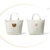 Travel Bag Embroidery Bear Pattern Diaper Bag Crossbody Bag Multiple Compartment Shoulder Bag Large Capacity Mom Bag