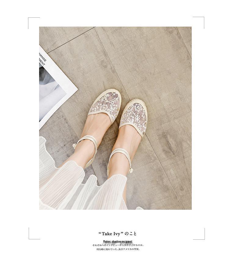 Versatile Women's Summer Wedge Sandals: One-Strap Closed-Toe, Breathable Mesh, Lace-Up High Heels with Buckle.