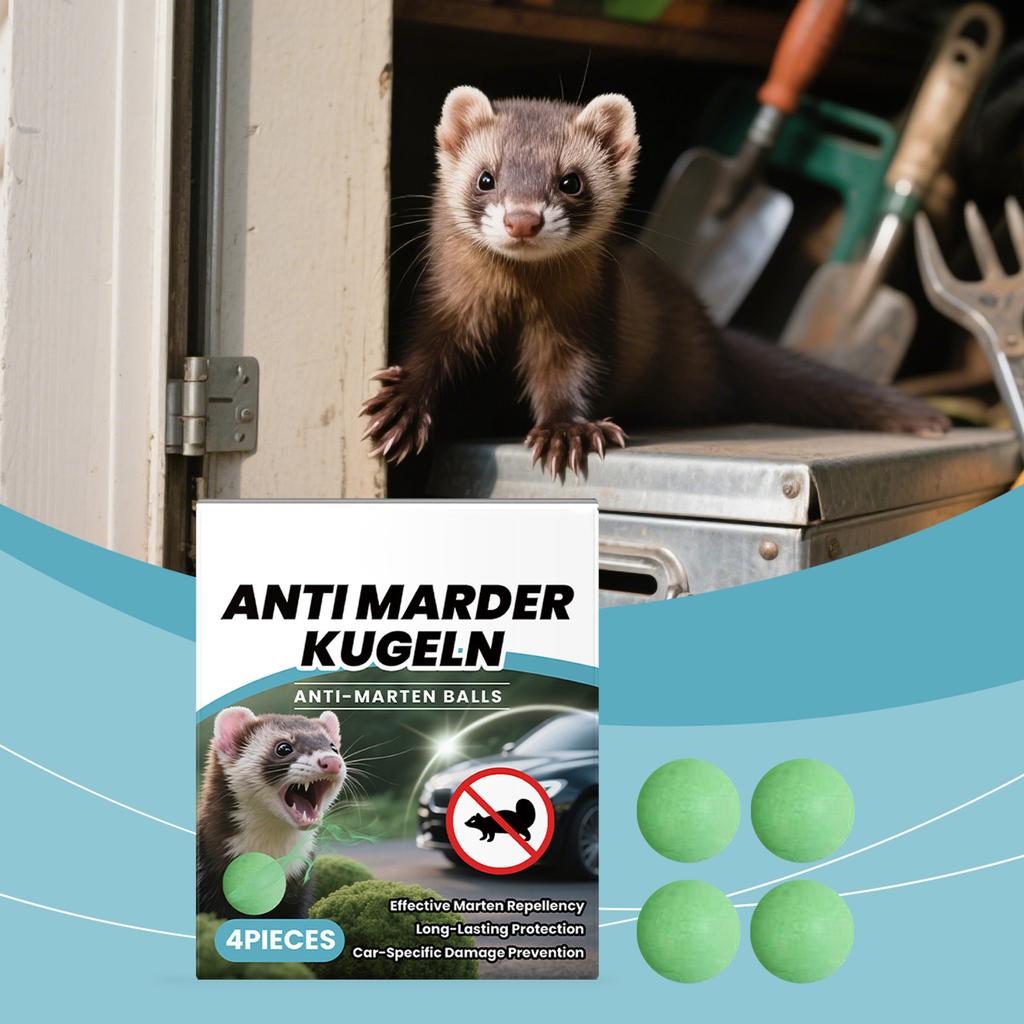 Anti-mink Balls *4 Pieces For And Long-term Anti-mink Car, Suitable For Car, Kitchen Mink