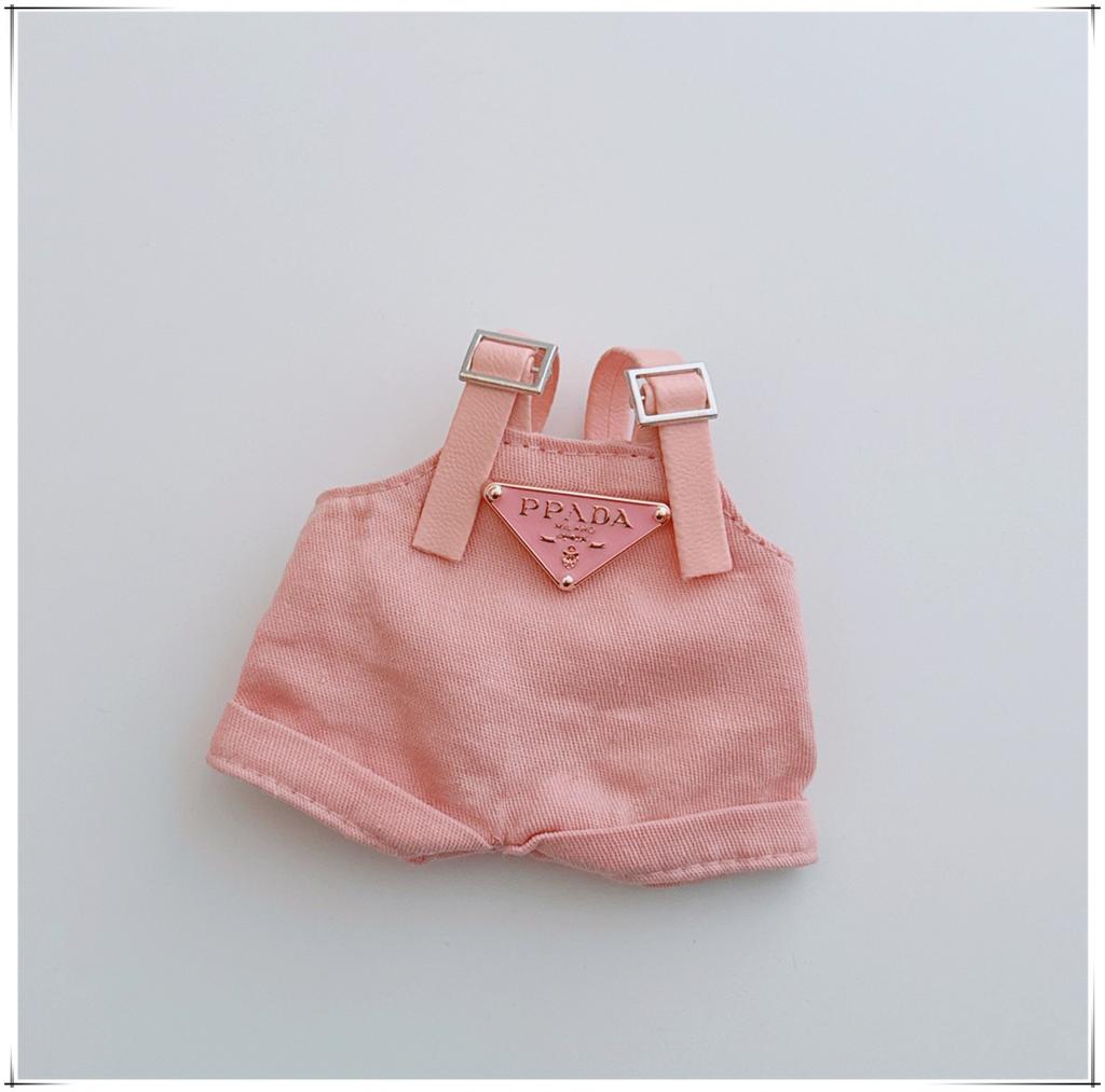 Для 17см v1v2 Лабубу Одежда Лабубу Сидящий Праздничная шляпа Нагрудник Штаны Обувь Аксессуары для кукол Милое украшение Игровые игрушки