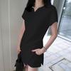 2023 Women's Stylish Hong Kong-Style Top & Skirt Shorts Set - Summer Petite Two-Piece Outfit