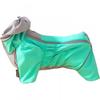 Warm Winter Dog Coat Small Medium Breeds - Fleece Lined Cotton Jacket With Leash Hole Casual Style
