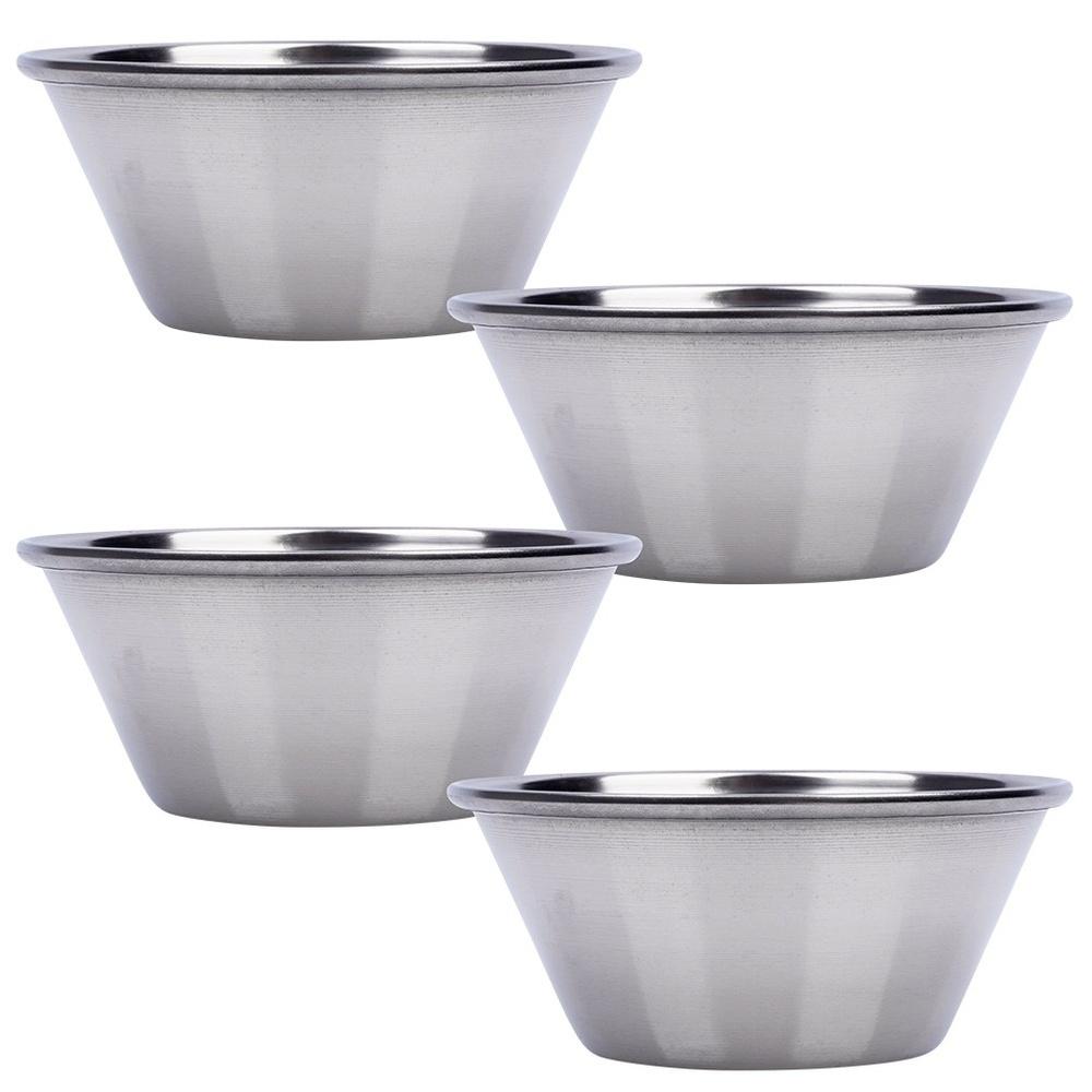Steel dip sauce bowl 6 cm, 40 ml 4 pcs.