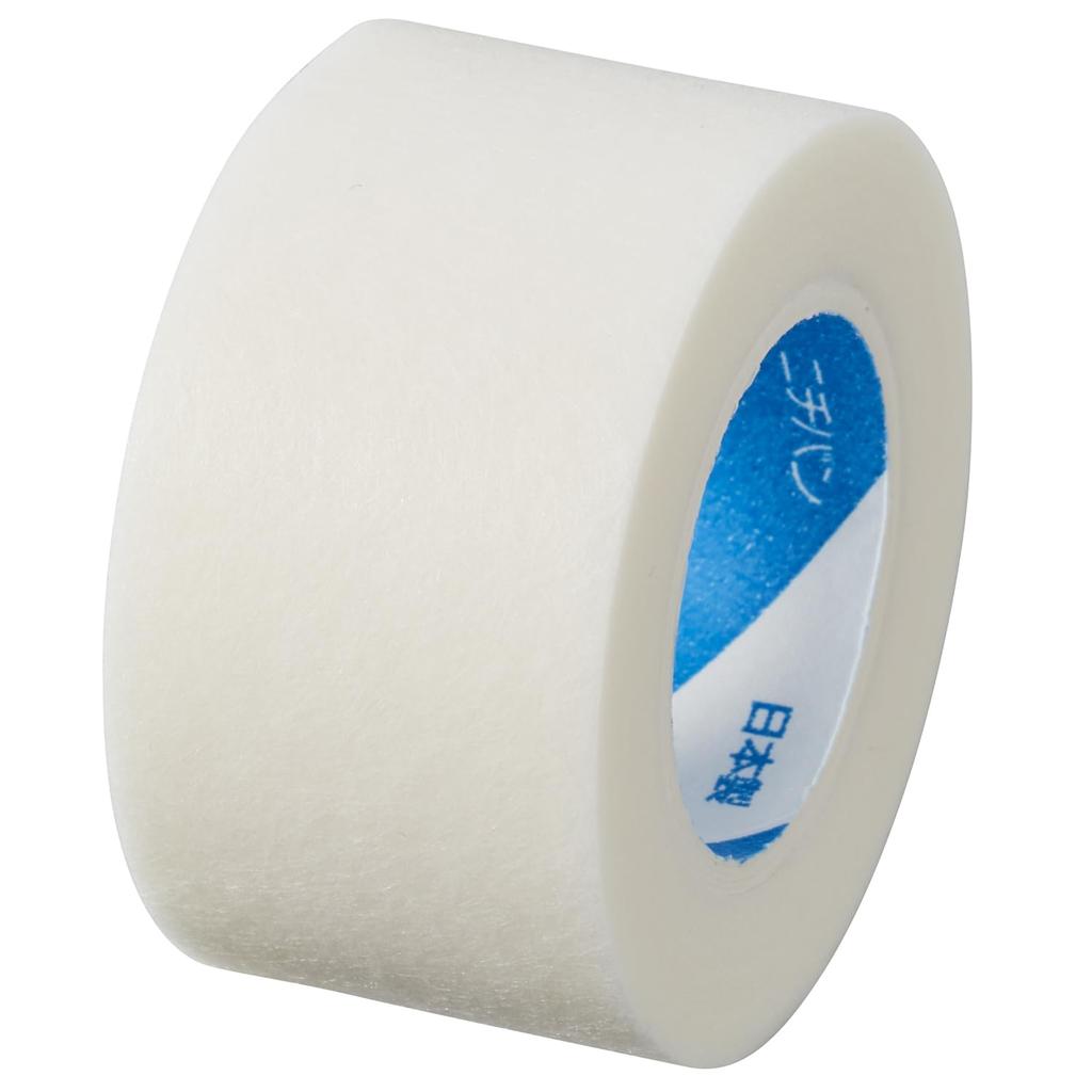 Nichiban Surgical Tape 21N 25mm X 9m STN25 Fabric White for Securing Gauze Non-woven