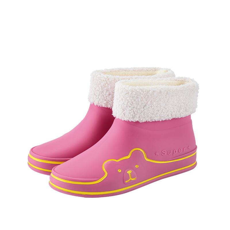 New rain shoes women's fashion water shoes non-slip outer wear cute waterproof boots versatile cartoon rain boots student outdoor shoes