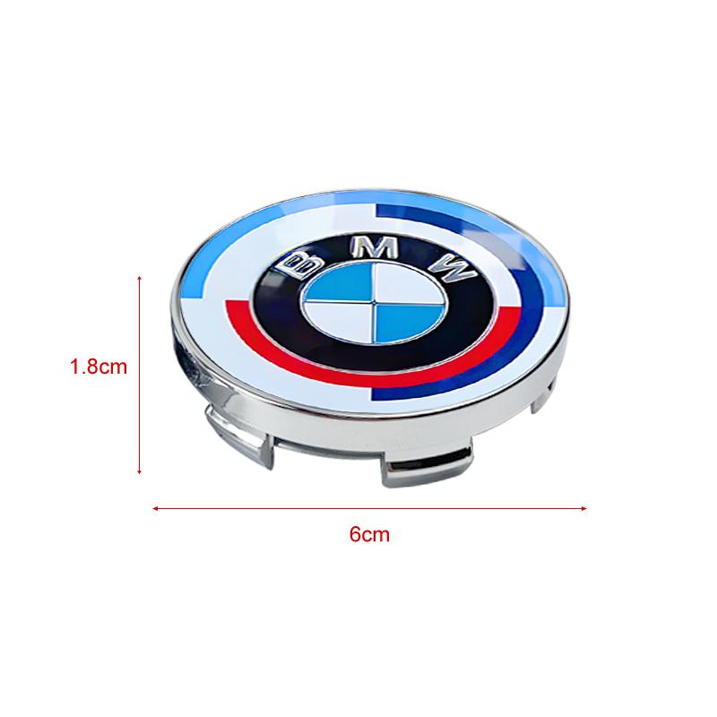 60mm Car Wheel Center Hub Cap Accessories For BMW E90 E34 E36 E39 E53 E60 F10 F30 F15 F16 G30 I3 I5 X1 X4 X5 X3 X6 M3 M5 M6 3 Series 5 Series 7 Series
