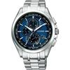 Citizen ATTESA Eco-Drive Radio-Controlled Watch with Direct Flight Function, Hand Display, Slim Design, AT8040-57L, Men's