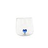 3D Decorative Glass Cup for Whiskey, Cocktails, Coffee, and Juice - Transparent Single-Layer Design