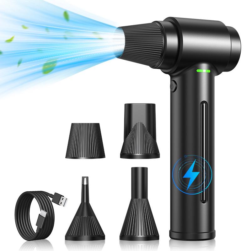 New Portable High-Speed Rechargeable Handheld Turbine Fan for Outdoor Use 140*108*36 mm