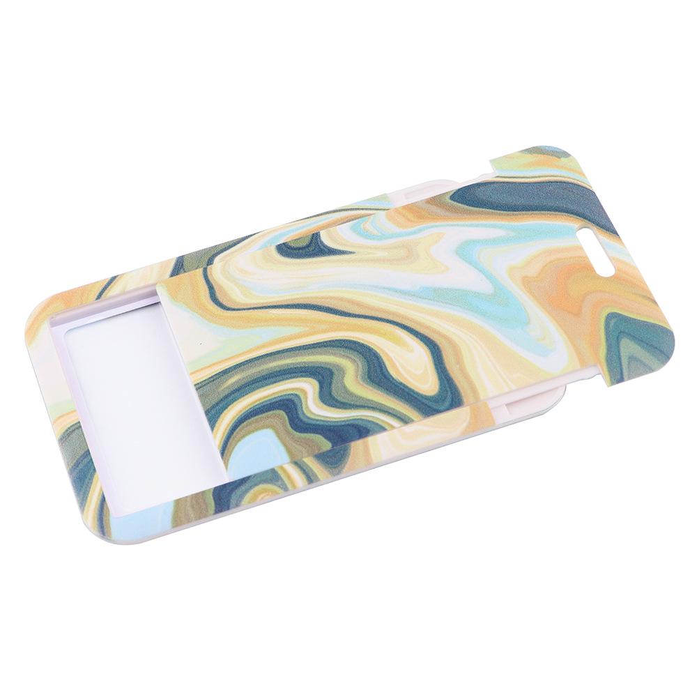 Marble Texture Phone Lanyard & Card Holder for Student/Work ID, Meal & Bus Access.