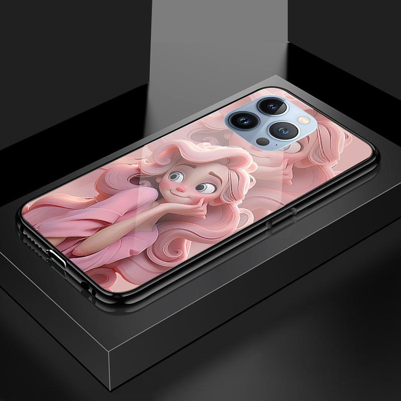 Tempered Glass Phone Case For OPPO Reno13 Reno14 Realme 11 12Pro 14 GTNeo6 C21Y C53 C75 OnePlus Nord2 NordCE3Lite Soft Edge Shockproof Smooth Shell