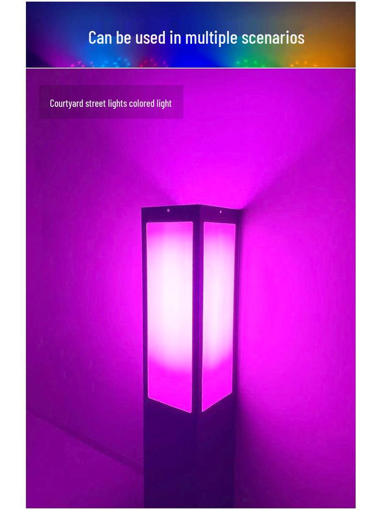 Waterproof Red & Yellow LED Corn Lantern: Energy-Saving Outdoor Decorative Globe Light