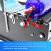 ZONESUN ZS-50W Manual Round Bottle Adhesive Sticker Label Applicator For Plastic Wine Bottle Packing Labeling Machine