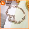 1/3 stk. Dameur Mode Kunstig Diamant Hjerteformet Urskive Armbånd Kvarts Armureure