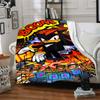 1pc Shadow Hedgehog Artwork Flannel Blanket for Super Soft Cute Comfort Blanket for Travel Bedding Couch Sofa Blanket Y73031