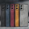 Luksusowe etui na telefon ze skóry PU dla OPPO A36 A76 A96 4G Tylna osłona Matowa Odporna na wstrząsy Pełna ochrona Silikonowe etui dla OPPO A96 5G